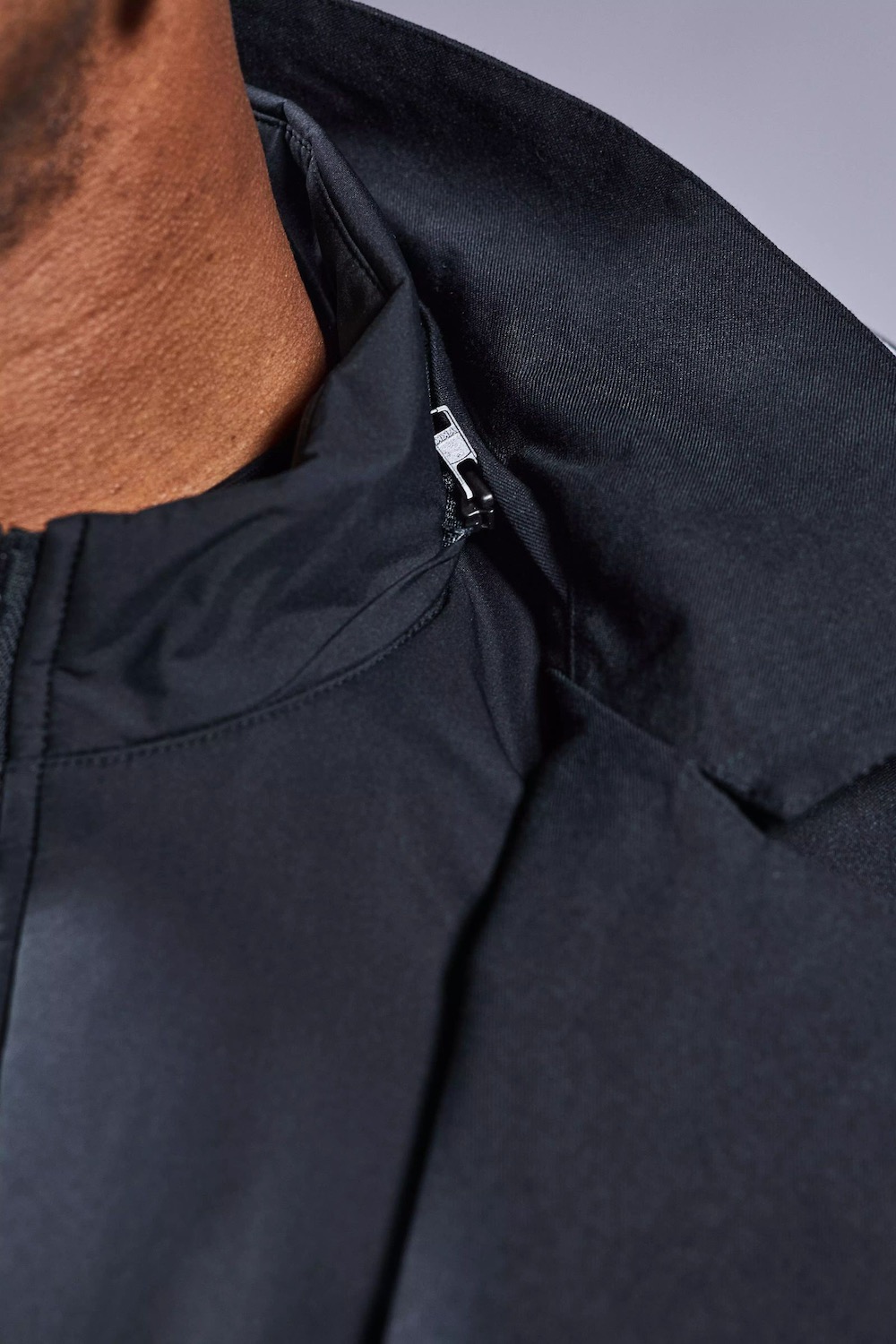 ACRONYM(˥) "J68W-BQ wide fir rider`s jacket -Xpore 3L CO face printed backer-"