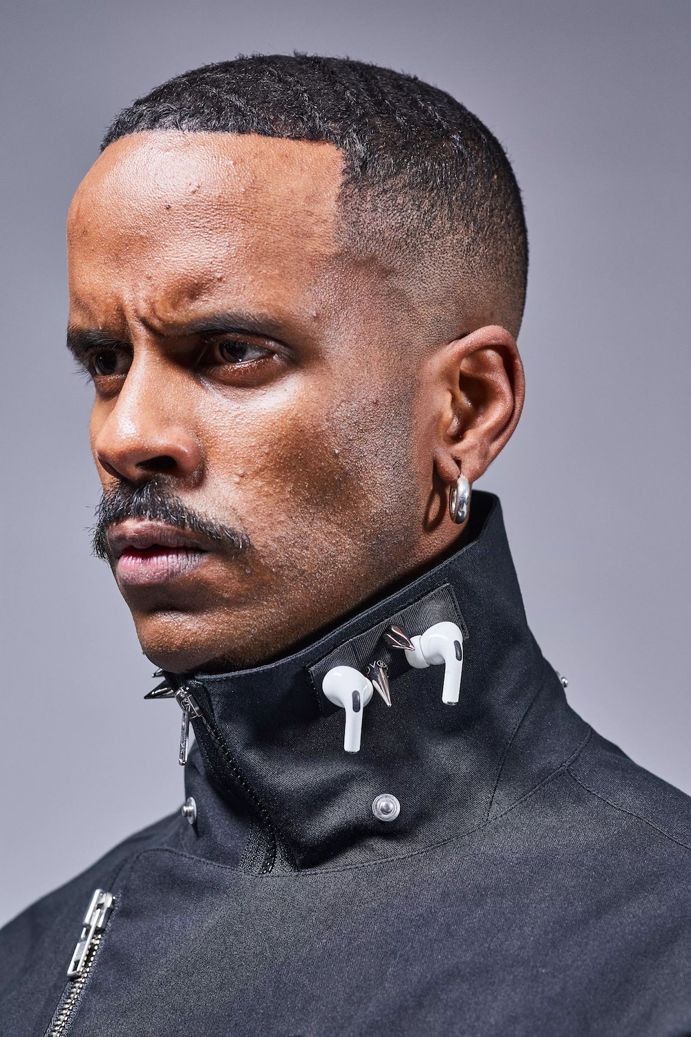 ACRONYM(˥) "J68W-BQ wide fir rider`s jacket -Xpore 3L CO face printed backer-"