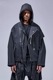 ACRONYM(˥) "J68W-BQ wide fir rider`s jacket -Xpore 3L CO face printed backer-"