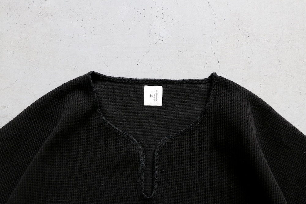 トップス blurhms ROOTSTOCK RoughSmooth Thermal blurhms ROOTSTOCK】Rough Smooth Thermal Over-neck（Tシャツ