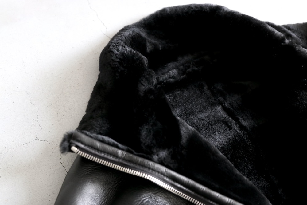 ssstein(奿) "CUT-OFF MOUTON JACKET"