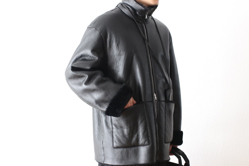 ssstein(奿) "CUT-OFF MOUTON JACKET"