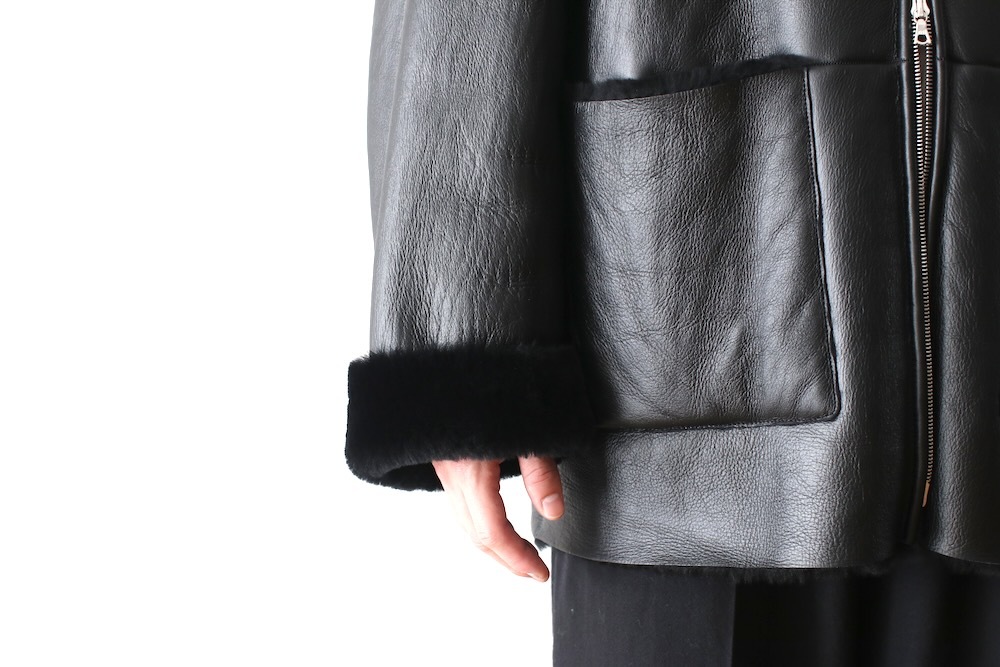 ssstein(奿) "CUT-OFF MOUTON JACKET"