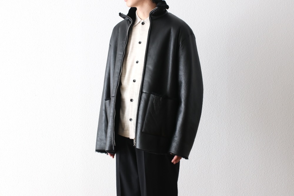 ssstein(奿) "CUT-OFF MOUTON JACKET"