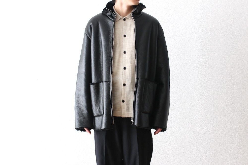 ssstein(奿) "CUT-OFF MOUTON JACKET"
