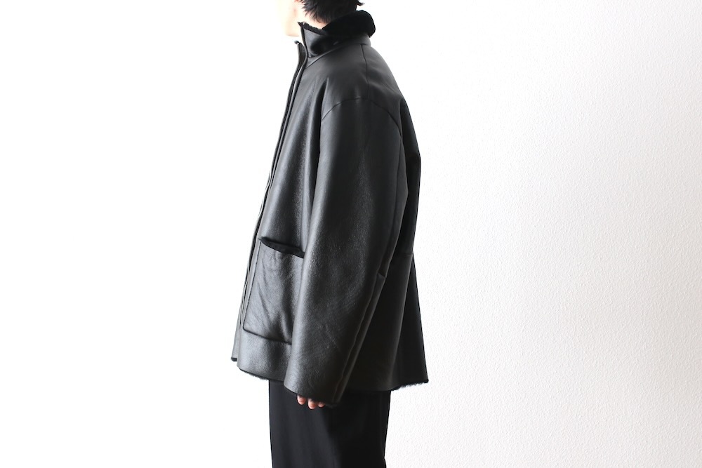 ssstein(奿) "CUT-OFF MOUTON JACKET"