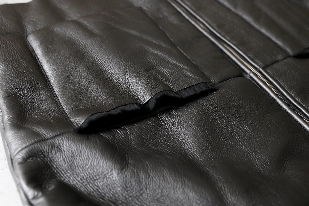 ssstein(奿) "CUT-OFF MOUTON JACKET"