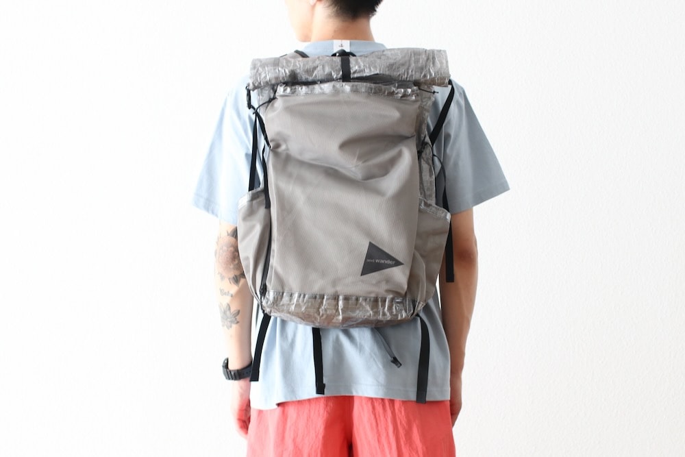 【新品】UL Backpack Dyneema Xgrid 定価19,000円 and wander(アンドワンダー) 