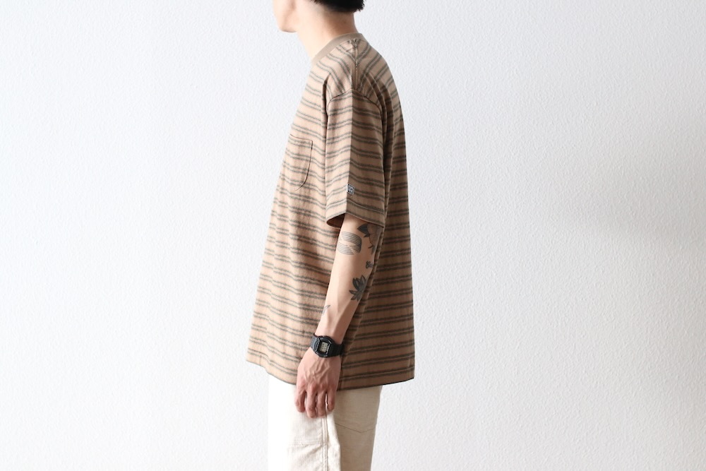 ENDS AND MEANS  (ɥɥߡ ) "(Stripe) Pocket Tee"