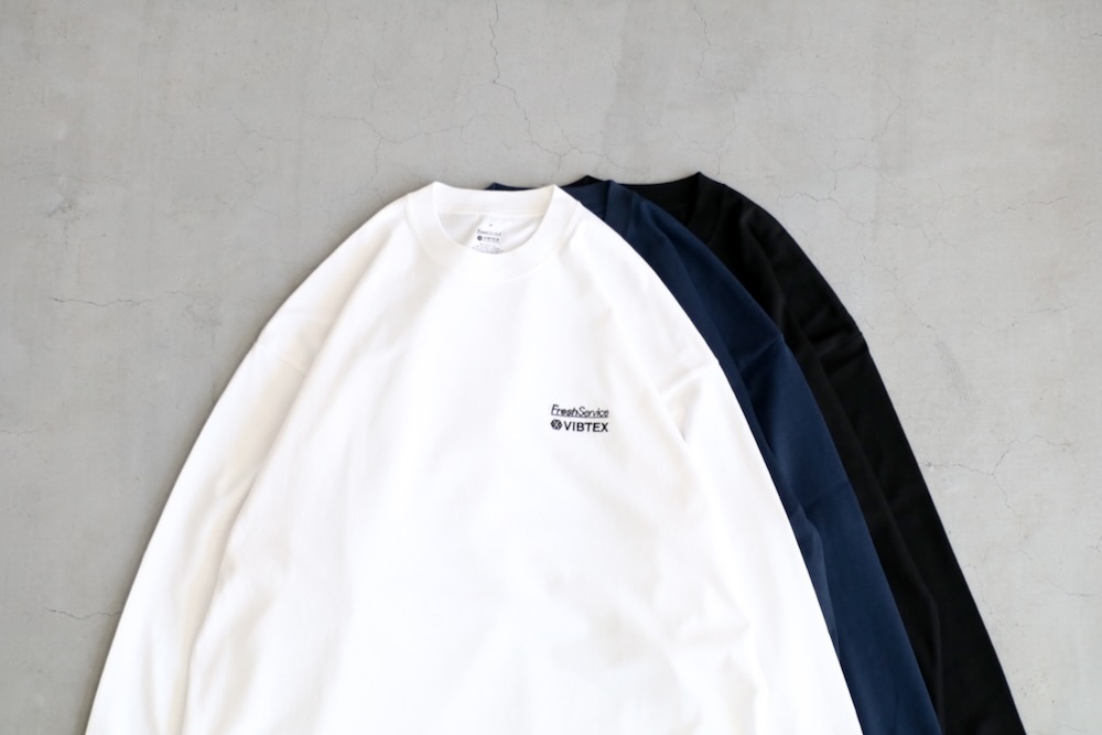 5.31 12:00 ReleaseFreshService(եå奵ӥ) "VIBTEX for FreshService L/S CREW NECK TEE"