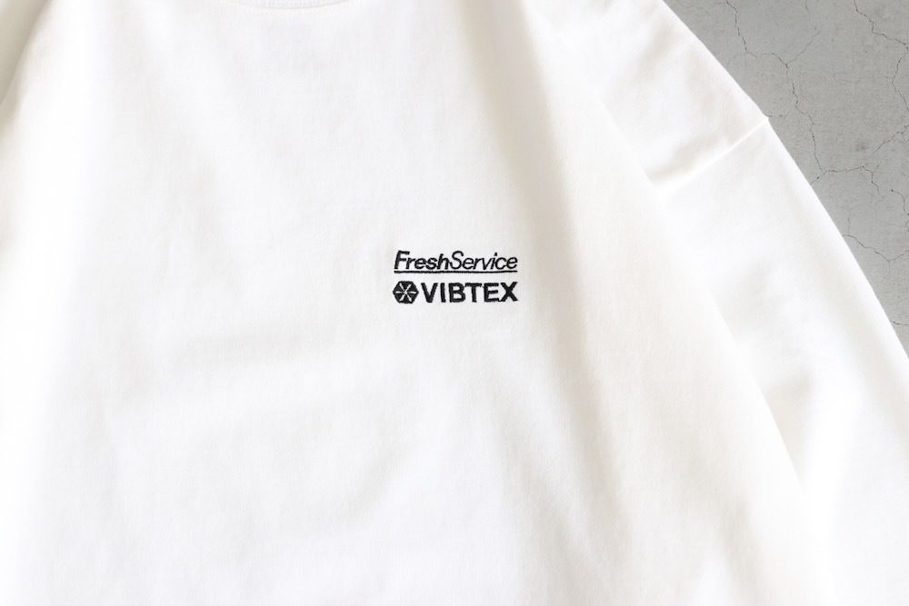 5.31 12:00 ReleaseFreshService(եå奵ӥ) "VIBTEX for FreshService L/S CREW NECK TEE"