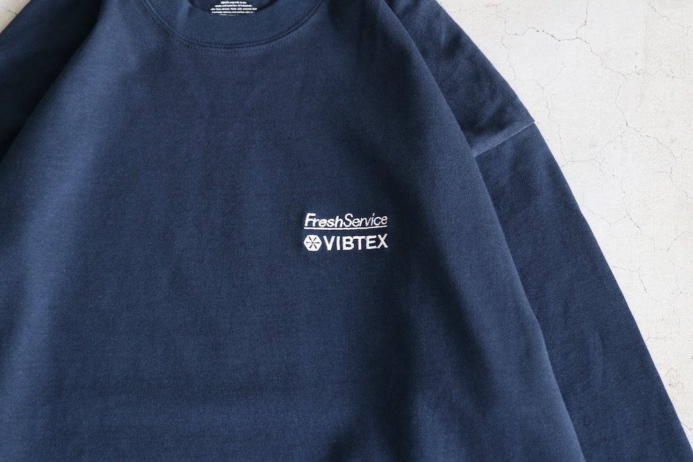 5.31 12:00 ReleaseFreshService(եå奵ӥ) "VIBTEX for FreshService L/S CREW NECK TEE"