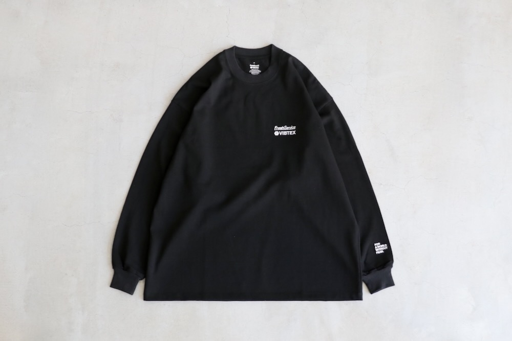 5.31 12:00 ReleaseFreshService(եå奵ӥ) "VIBTEX for FreshService L/S CREW NECK TEE"