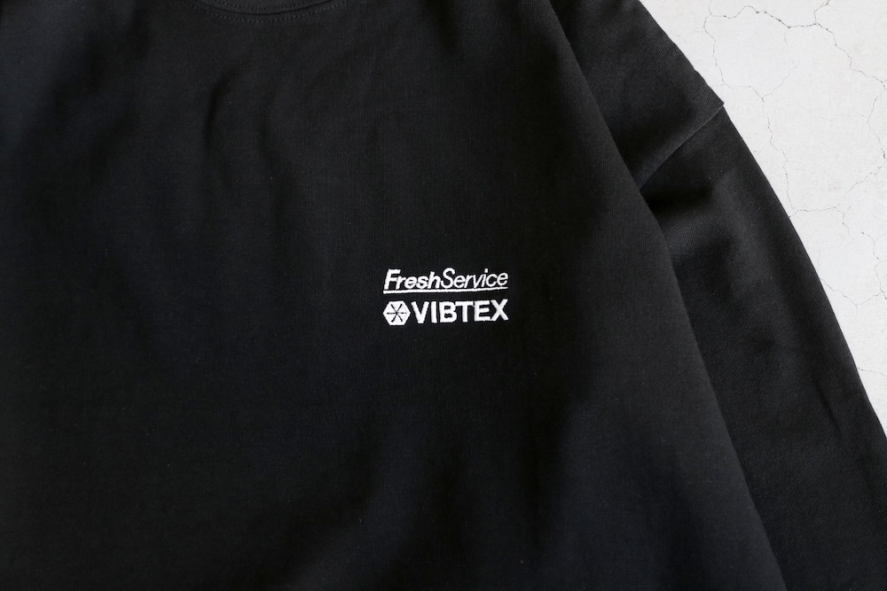 5.31 12:00 ReleaseFreshService(եå奵ӥ) "VIBTEX for FreshService L/S CREW NECK TEE"
