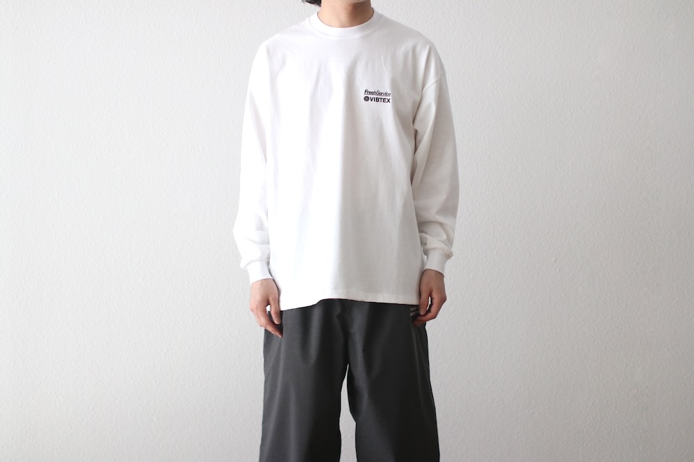 5.31 12:00 ReleaseFreshService(եå奵ӥ) "VIBTEX for FreshService L/S CREW NECK TEE"
