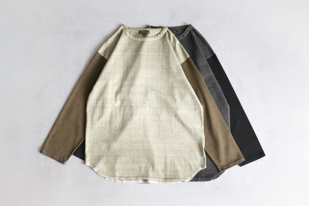 Nigel Cabourn(ʥ ܥ) "BASEBALL T-SHIRT - PIGMENT"