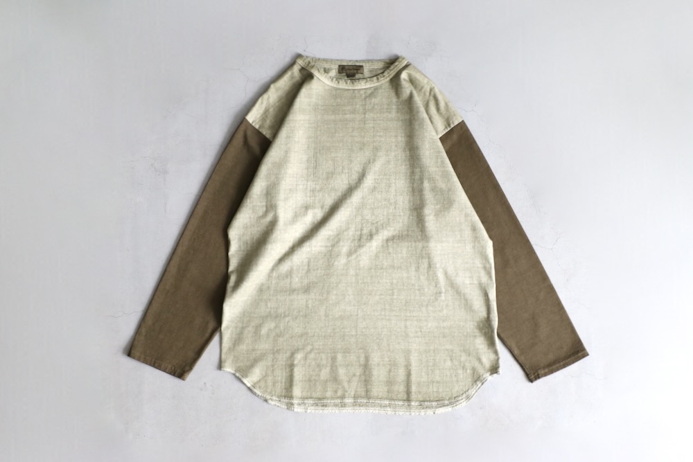Nigel Cabourn(ʥ ܥ) "BASEBALL T-SHIRT - PIGMENT"