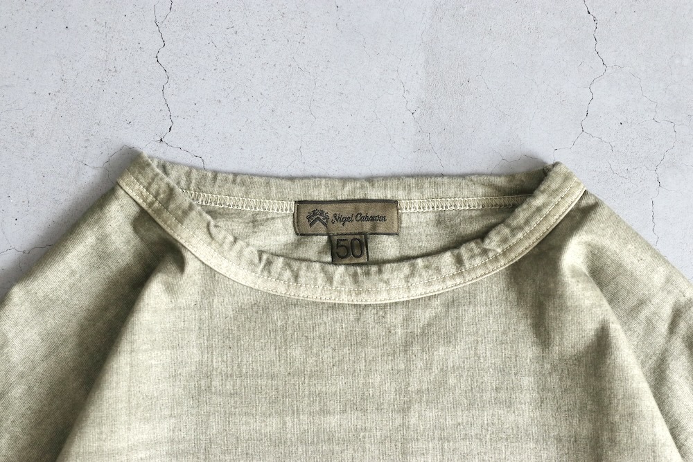Nigel Cabourn(ʥ ܥ) "BASEBALL T-SHIRT - PIGMENT"