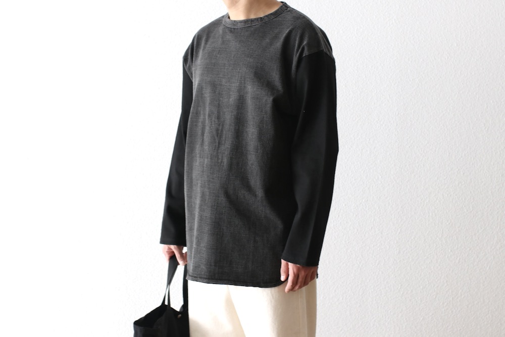 Nigel Cabourn(ʥ ܥ) "BASEBALL T-SHIRT - PIGMENT"