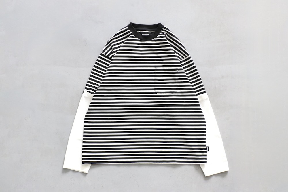 MODMNT(��ɥ���) "DETACHABLE BORDER L/S TEE"