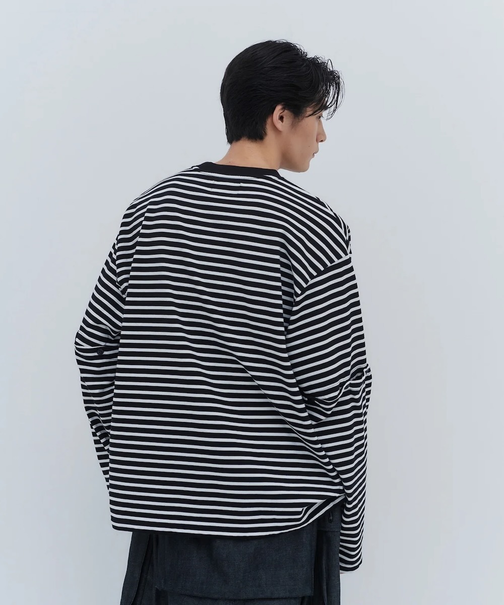 MODMNT(��ɥ���) "DETACHABLE BORDER L/S TEE"