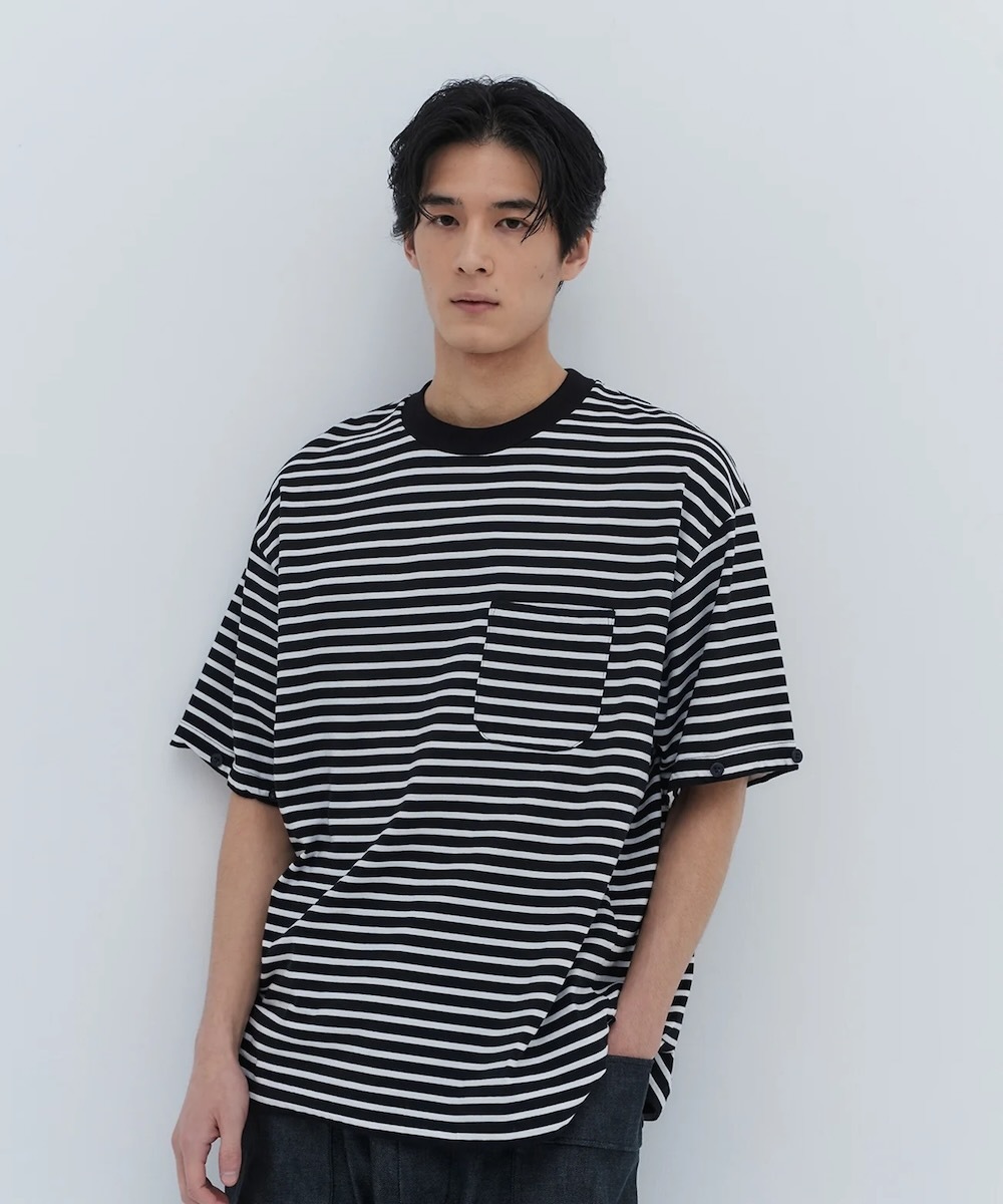 MODMNT(��ɥ���) "DETACHABLE BORDER L/S TEE"