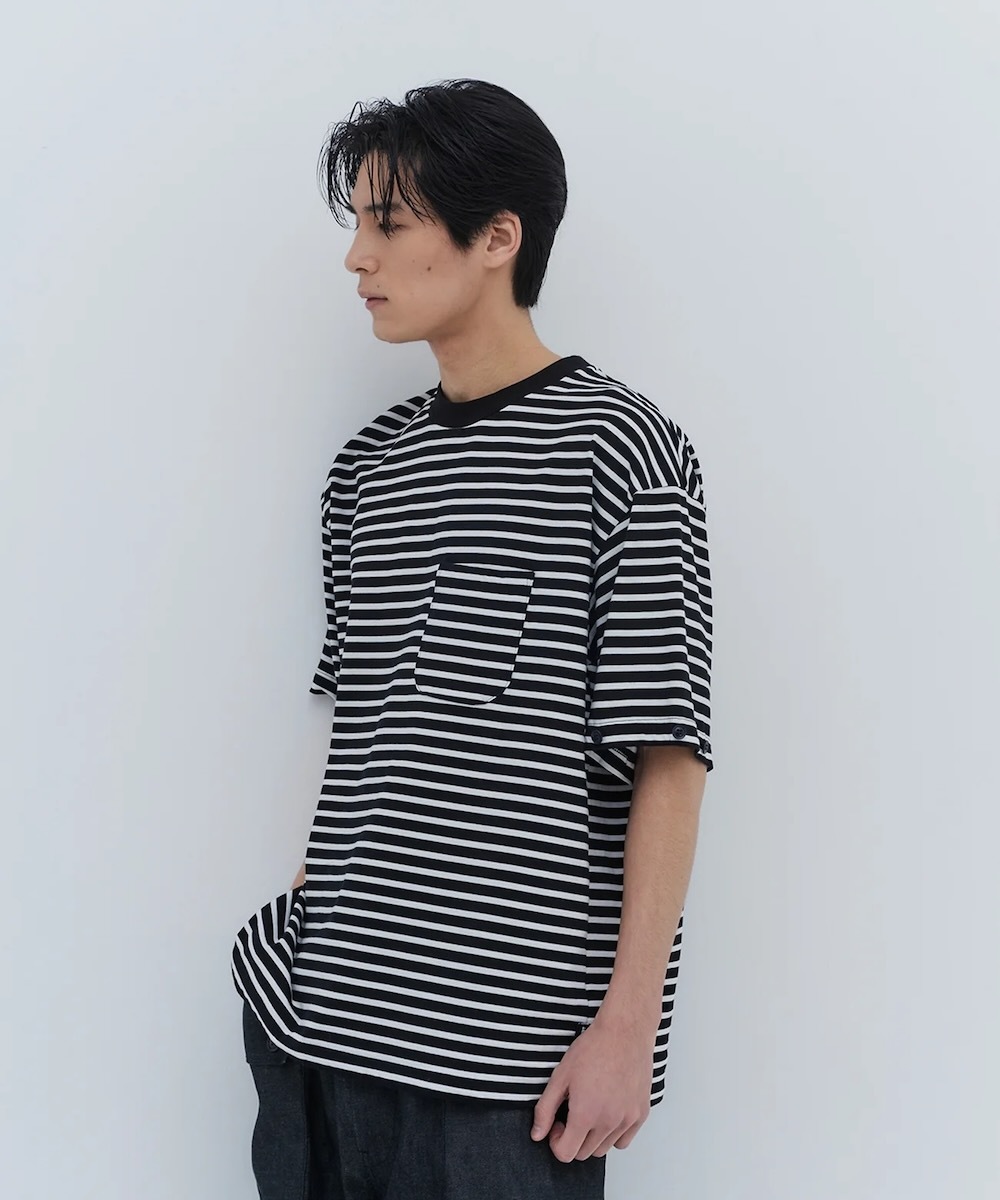 MODMNT(��ɥ���) "DETACHABLE BORDER L/S TEE"
