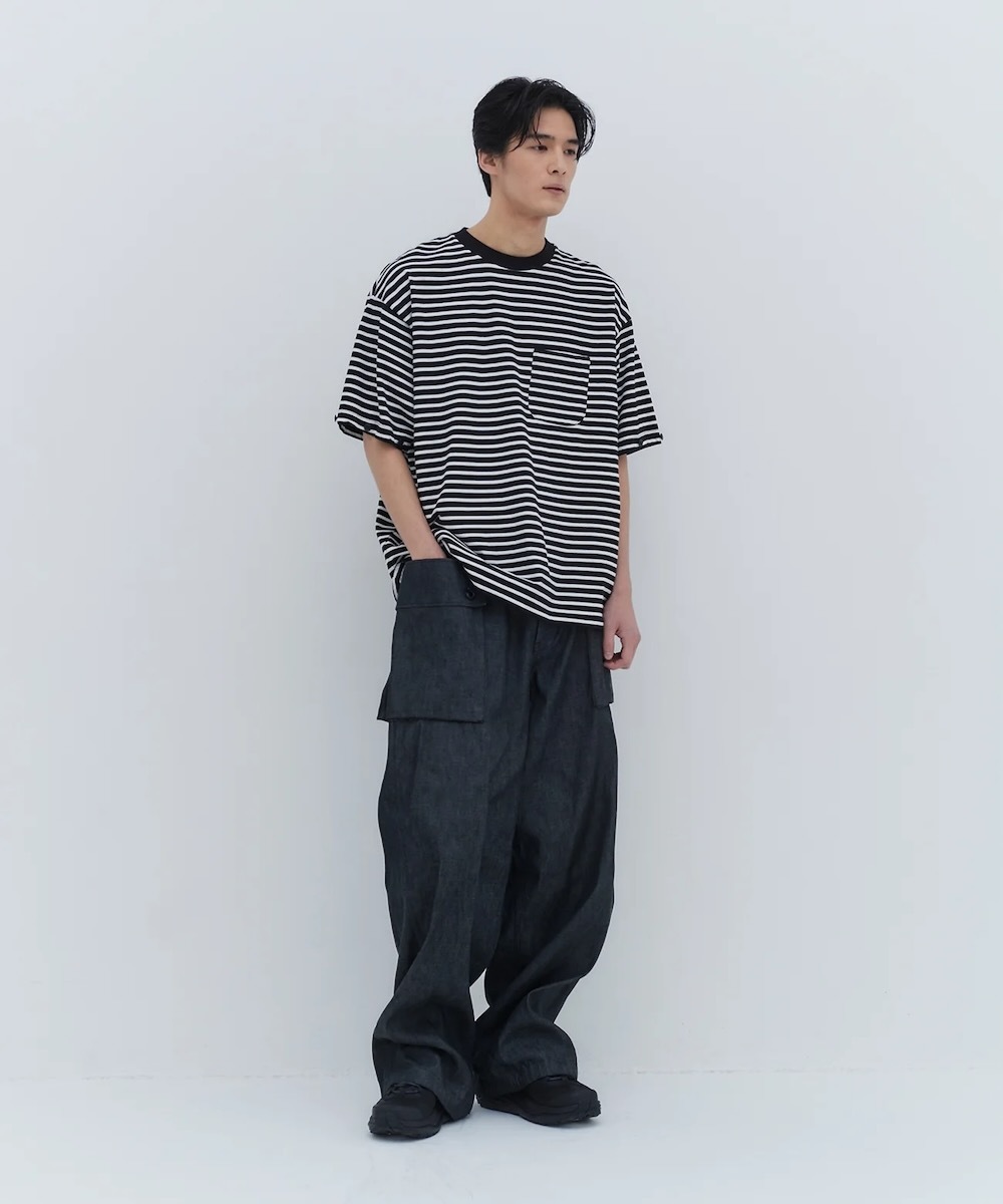 MODMNT(��ɥ���) "DETACHABLE BORDER L/S TEE"