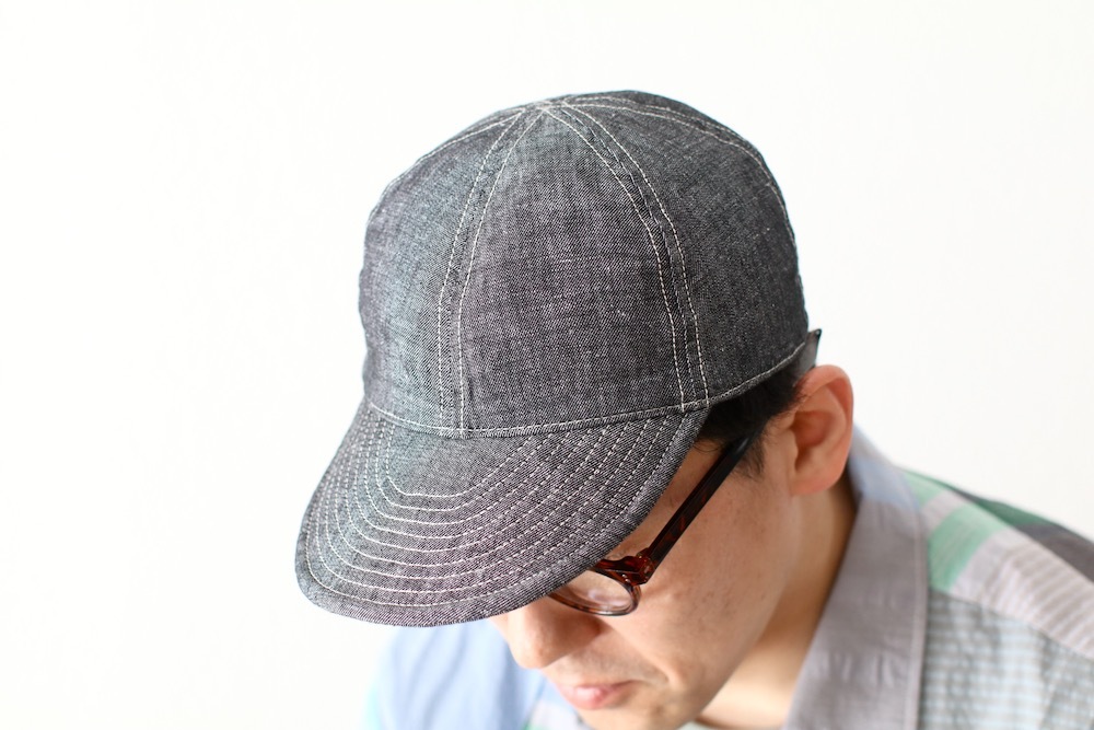 Nigel Cabourn(�ʥ������� �����ܥ�) "AC01 WORK CAP LINEN DENIM"