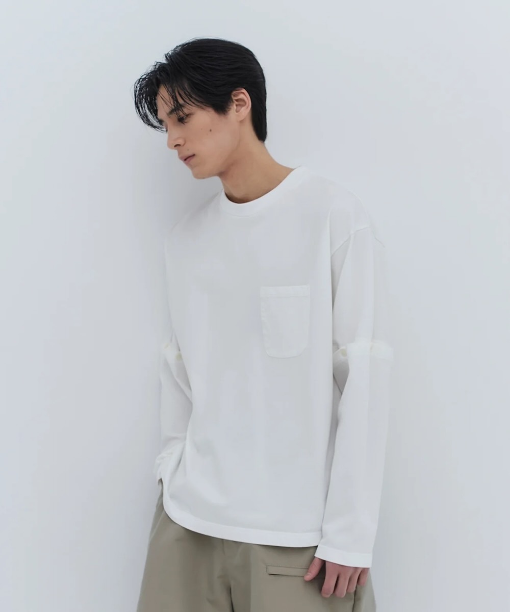 MODMNT(��ɥ���) "DETACHABLE L/S TEE"