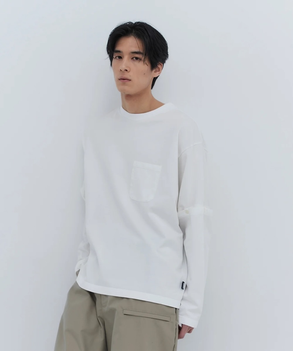 MODMNT(��ɥ���) "DETACHABLE L/S TEE"