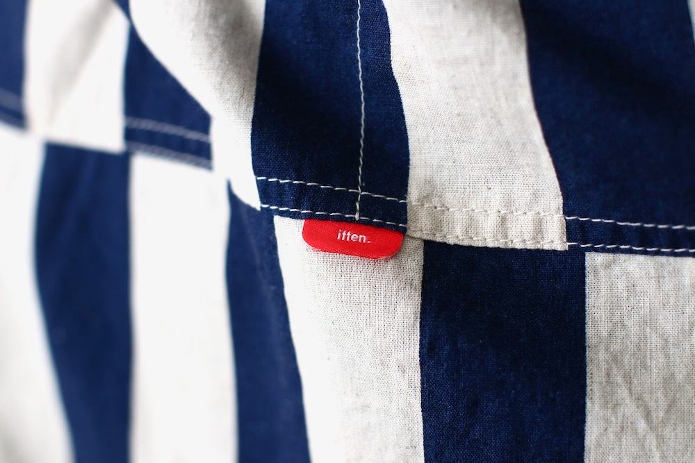 itten.(���åƥ�) ��itten 11 H vest long - Cotton Linen Stripe-��