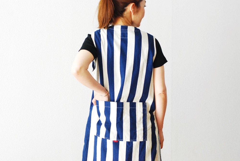 itten.(���åƥ�) ��itten 11 H vest long - Cotton Linen Stripe-��