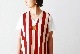 itten.(���åƥ�) ��itten 11 H vest long - Cotton Linen Stripe-��