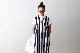 itten.(���åƥ�) ��itten 11 H vest long - Cotton Linen Stripe-��