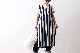 itten.(���åƥ�) ��itten 11 H vest long - Cotton Linen Stripe-��