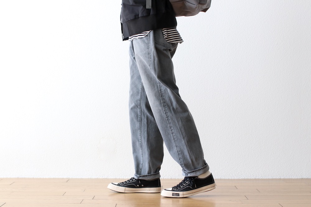 �ں����١�KAPTAIN SUNSHINE(����ץƥ󥵥󥷥㥤��) "5P Zipper Front Denim Pants"