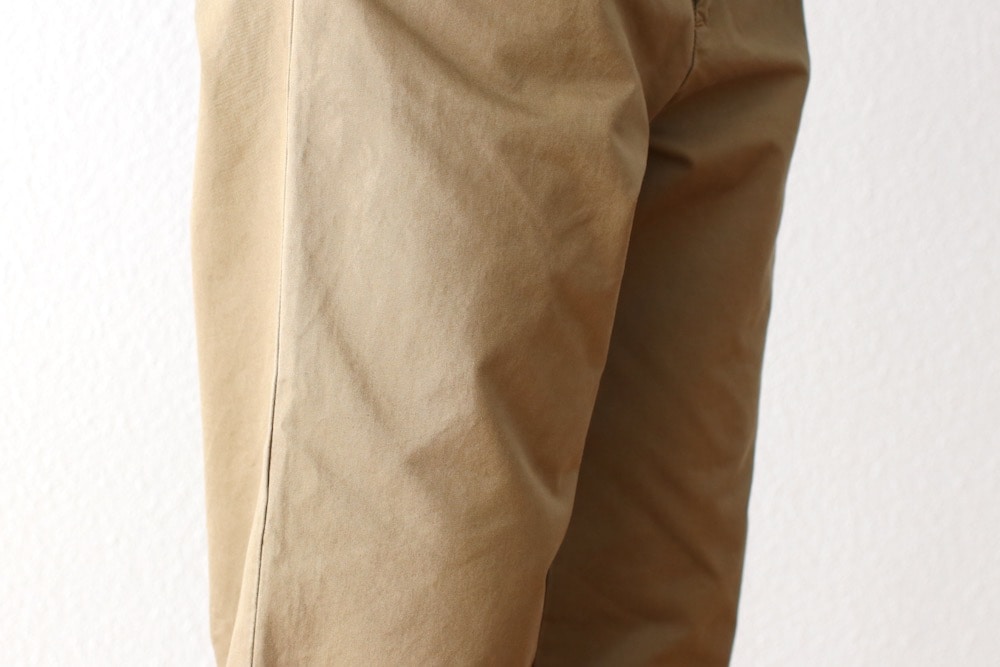 エンド　アンド　ミーンズ ENDS and MEANS エンズアンドミーンズ｜Grandpa 2tuck trousers ブラウン