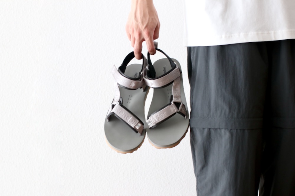 and wander(ɥ) "Ny JQ tape sandals"