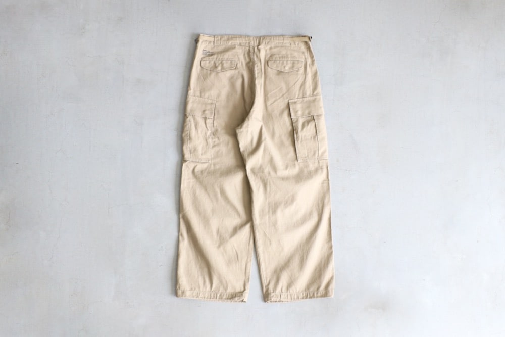 フレッシュサービス 25SS BACK SATEEN FIELD PANTS
