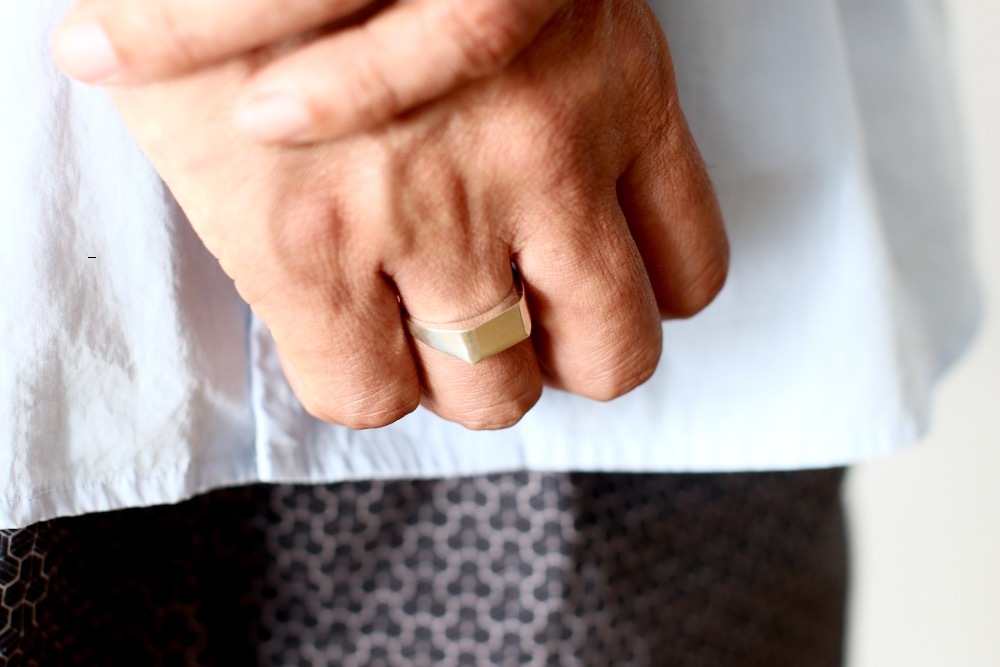 nobu Ikeguchi (�Υ� ��������) "RING NO.524 SILVER925 /K18GP"