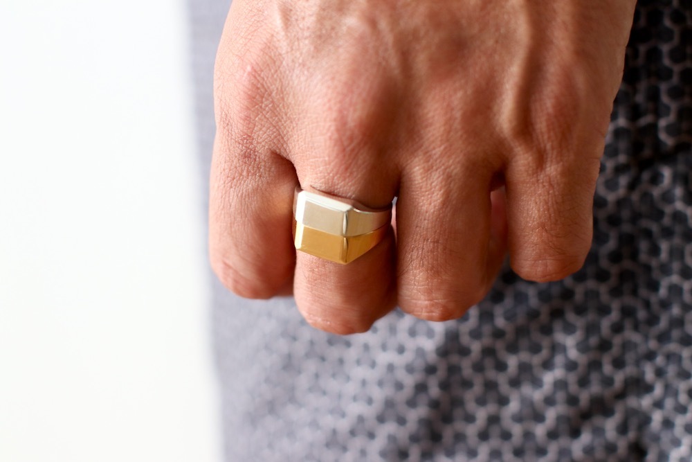 nobu Ikeguchi (�Υ� ��������) "RING NO.524 SILVER925 /K18GP"