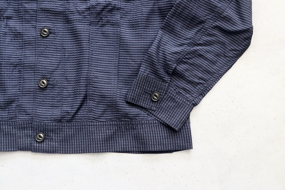 ��limited��SEVEN BY SEVEN �� Lee (���֥�Х����֥� �� �꡼) "SHEER COWBOY JACKET ��Gingham Check Indian fabric��"