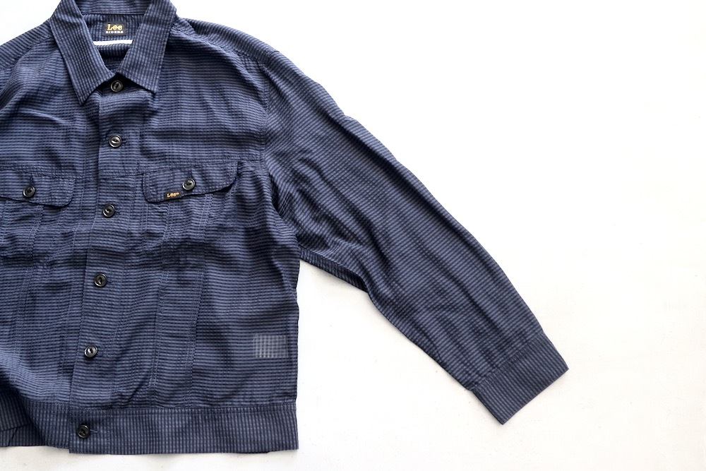 ��limited��SEVEN BY SEVEN �� Lee (���֥�Х����֥� �� �꡼) "SHEER COWBOY JACKET ��Gingham Check Indian fabric��"