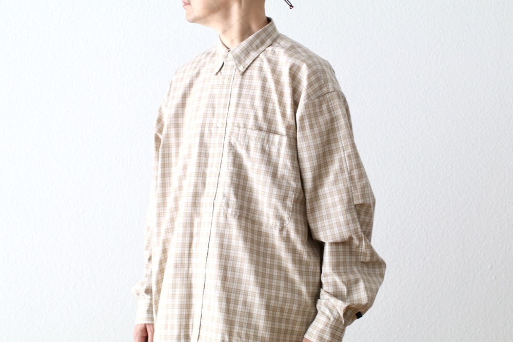 DAIWA PIER39(������ �ԥ������ƥ����ʥ���) "TECH BUTTON DOWN SHIRT L/S GREN PLAID"