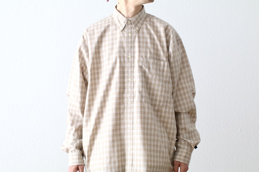 DAIWA PIER39(������ �ԥ������ƥ����ʥ���) "TECH BUTTON DOWN SHIRT L/S GREN PLAID"