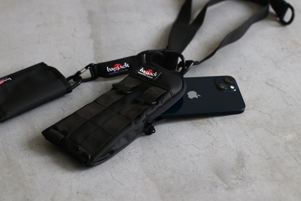 ��EXCLUSIVE / W.M ������ Bagjack(�Хå�����å�) "docking mole strap- w.mountain custom -"