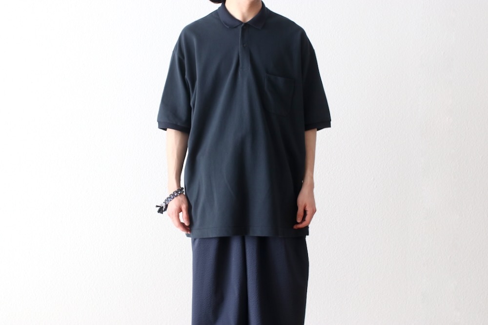 【希少】nanamica ナナミカ 長袖 ポロシャツ M トレーナー ポロシャツ Wool L／S Polo 25S―11