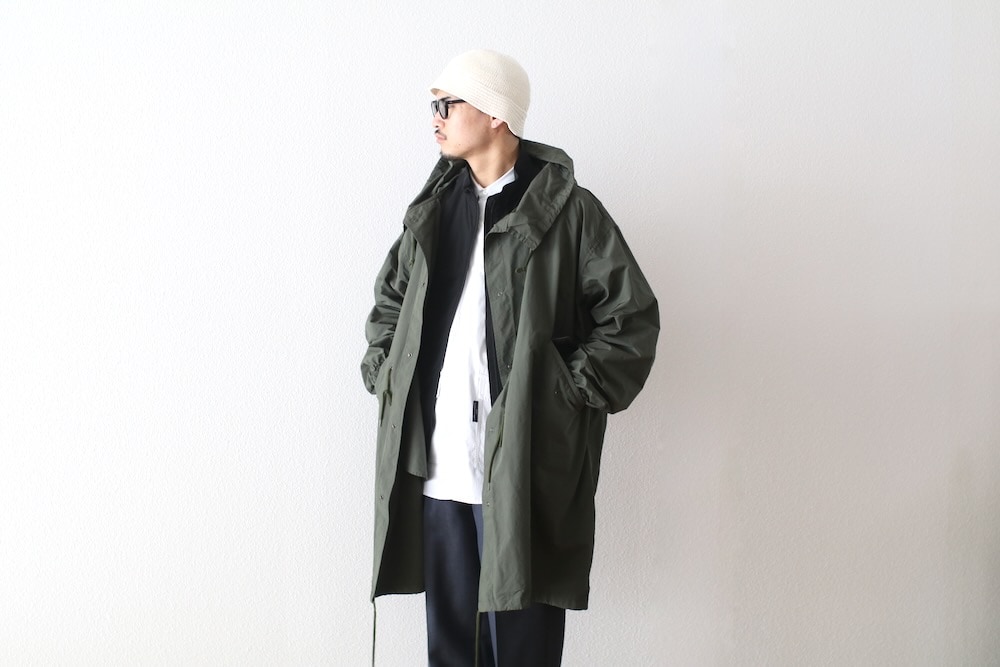 PORTER CLASSIC WEATHER TRENCHCOAT 緑 サイズ3 Porter Classic WEATHER MILITARY COAT ポータークラシック