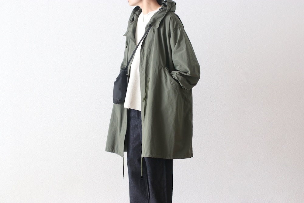 PORTER CLASSIC WEATHER TRENCHCOAT 緑 サイズ3